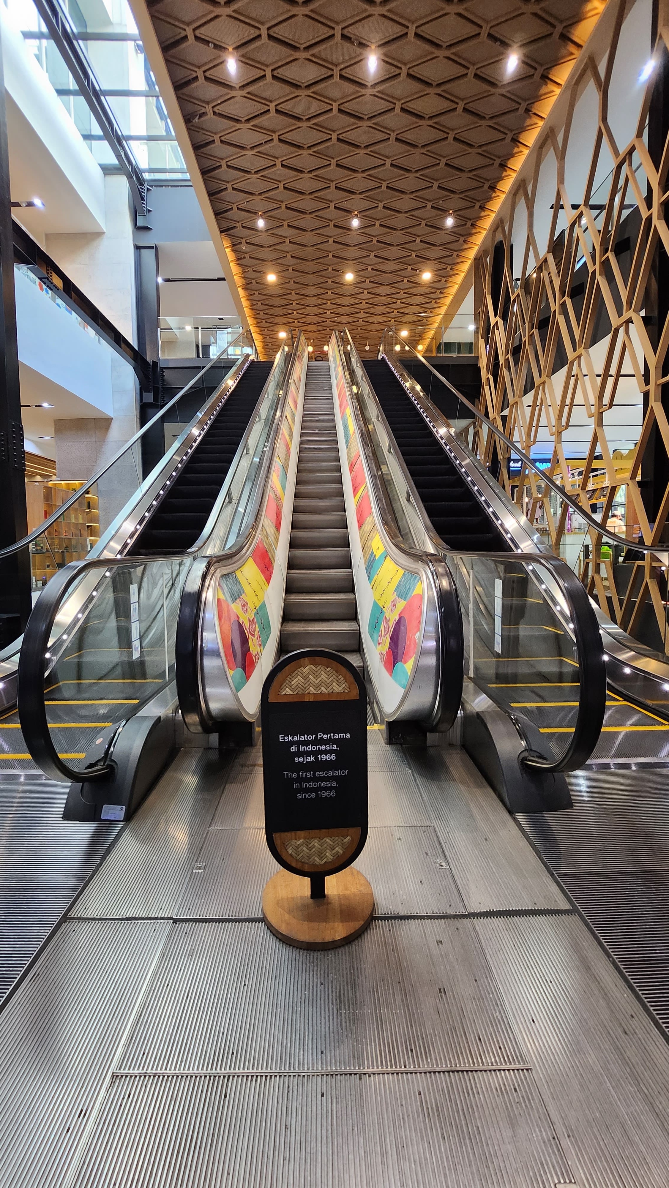 Indonesia's First Escalator at Sarinah Department Store, Jakarta